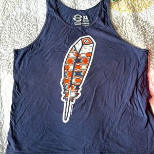 Cleveland Indians feather tank top from Fresh Brewed Tees